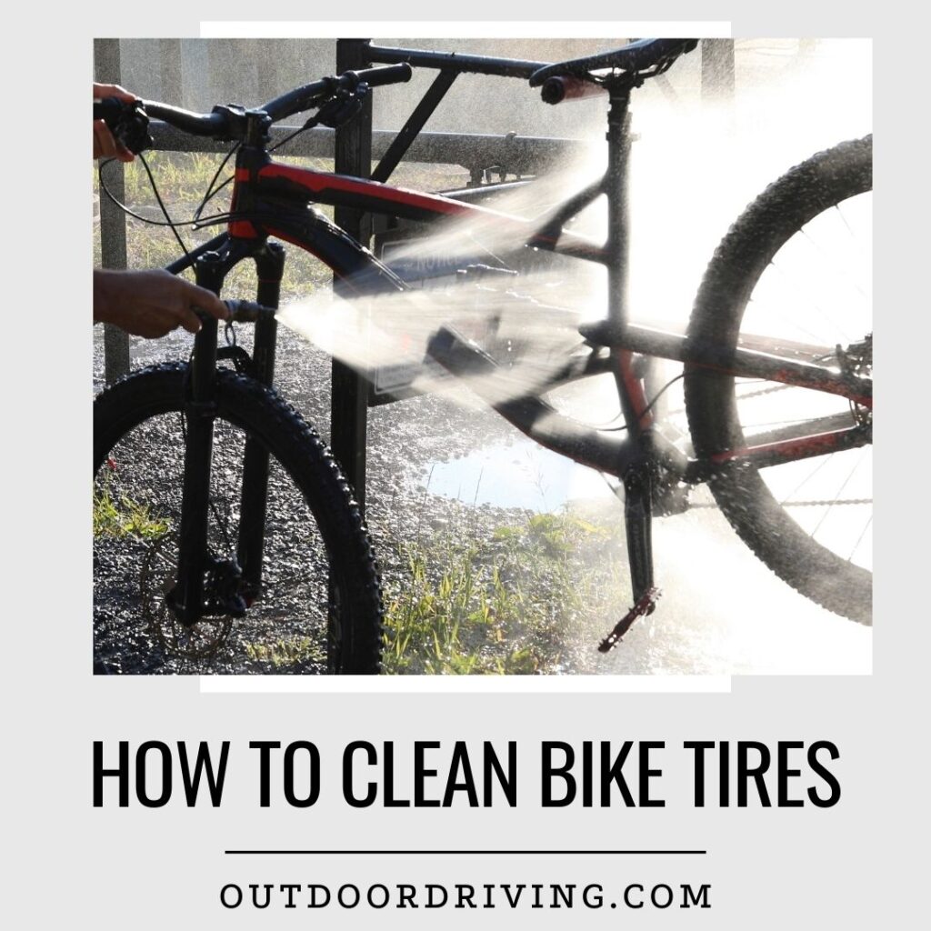 How to clean bike tires