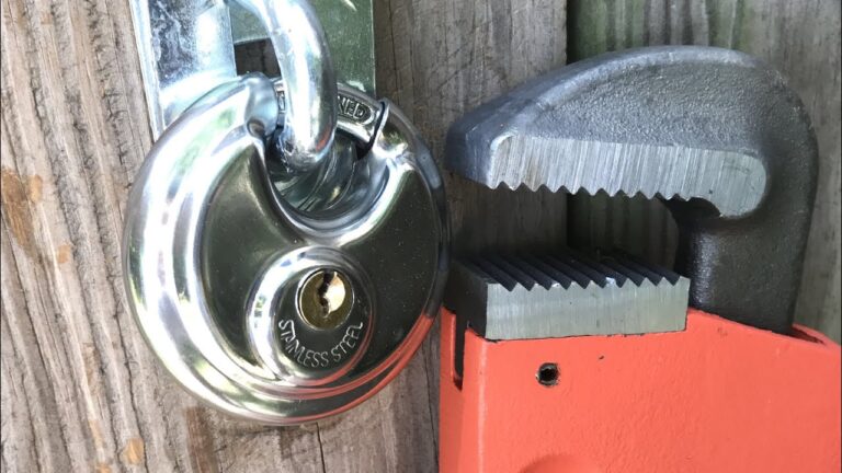 How to Open a Disc Lock Without a Key