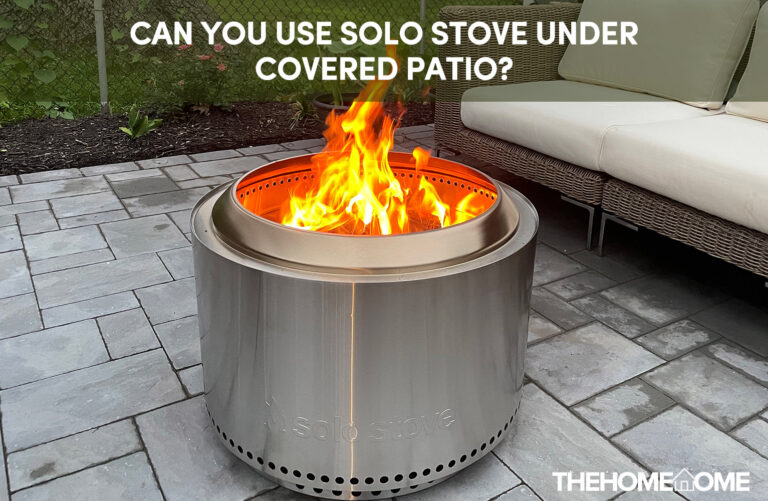 Can You Use Solo Stove under Covered Patio