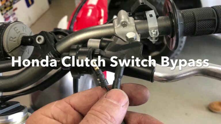 How to Bypass Neutral Safety Switch on a Motorcycle