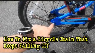 How to Fix a Bike Chain That Keeps Falling off