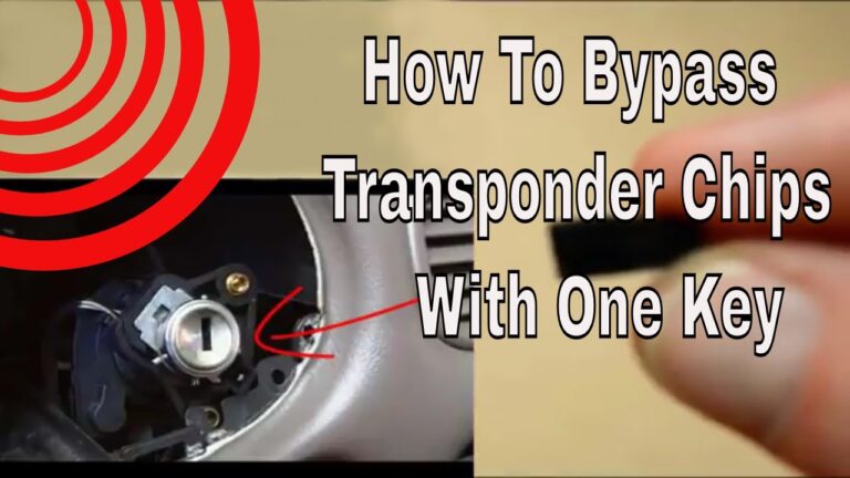 How to Bypass Transponder Without Key