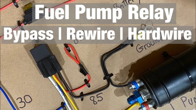 How to Bypass Fuel Pump