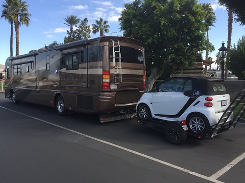 Can You Tow a Tesla behind an Rv