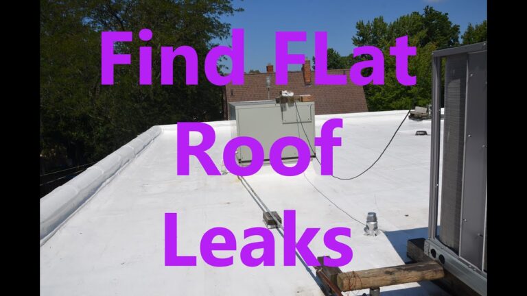 How to Find a Leak in a Tpo Roof