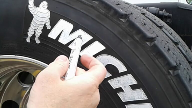 How to Paint Lettering on Tires