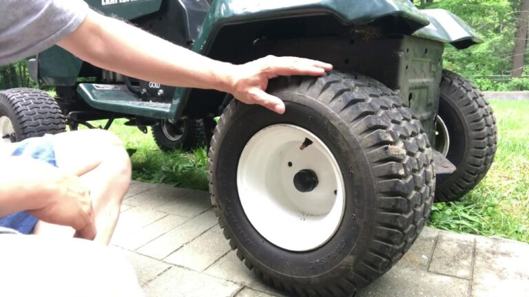 How to Break the Bead on a Lawn Mower Tire