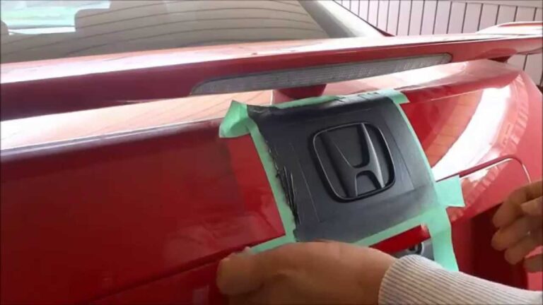 How to Paint a Car Emblem