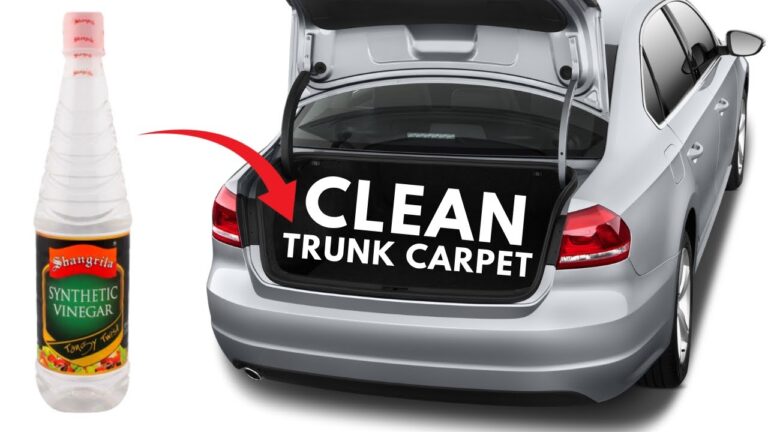 How to Get Motor Oil Out of Trunk Carpet