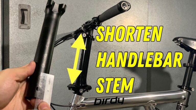 How to Shorten Bike Stem