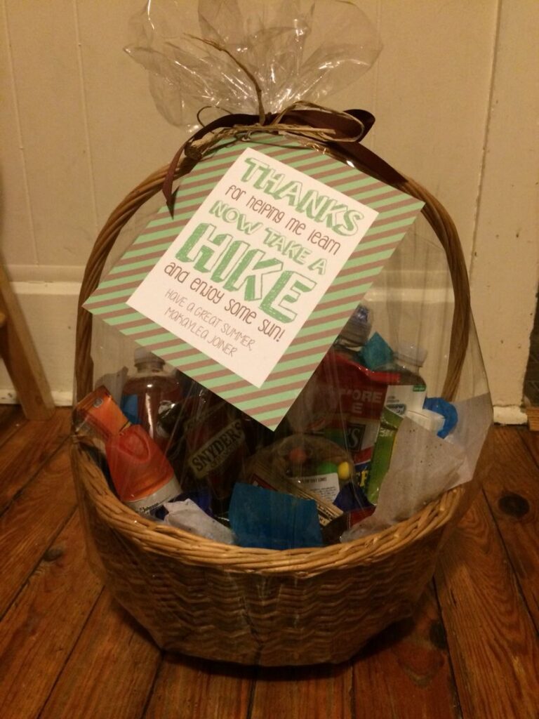 Hiking Gift Basket Ideas