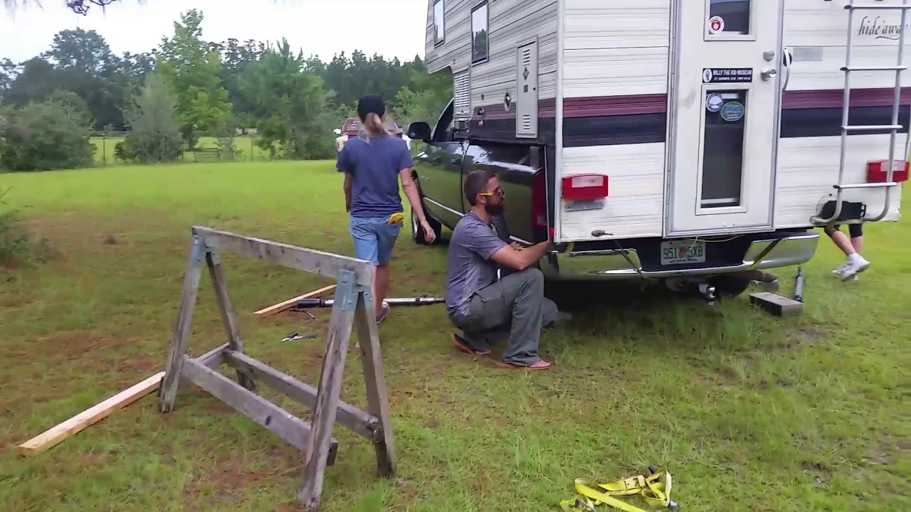 How to Load a Truck Camper Without Jacks - Outdoor Driving