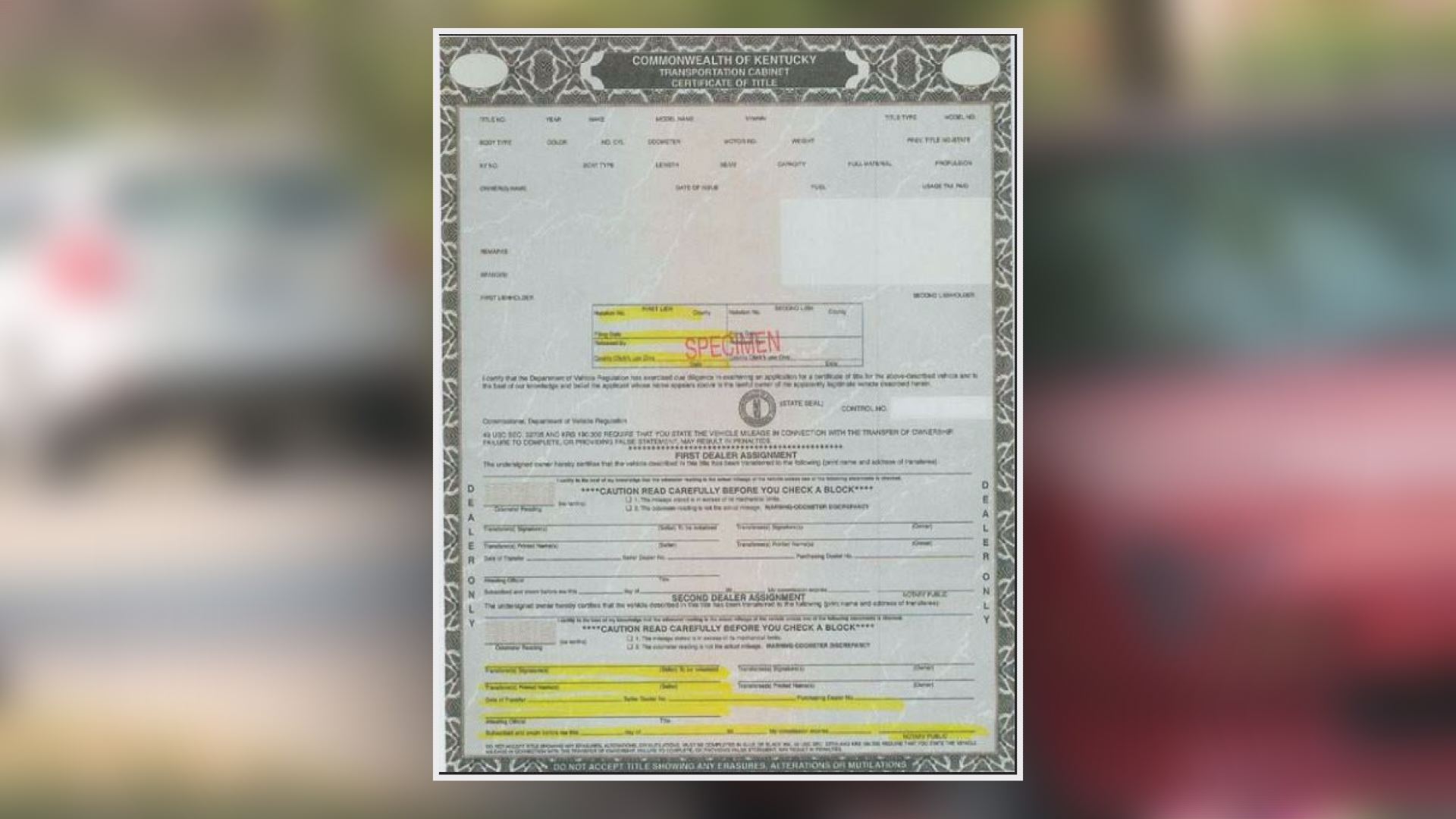 What States Accept Kentucky Red Rebuilt Title Outdoor Driving