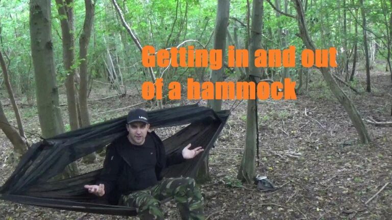 How to Get Out of a Hammock