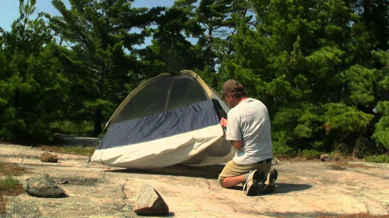 How to Secure a Tent Without Stakes