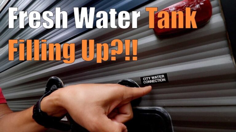 How to Switch from City Water to Fresh Water Tank