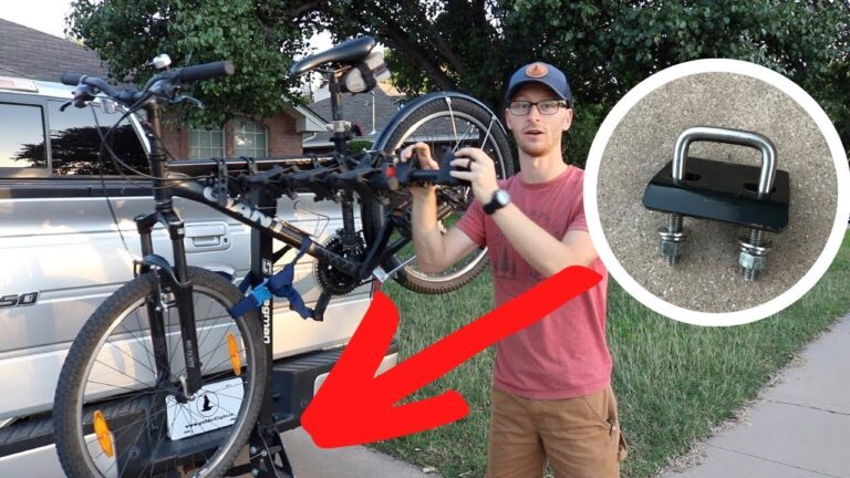 How to Lock Bikes to Hitch Rack