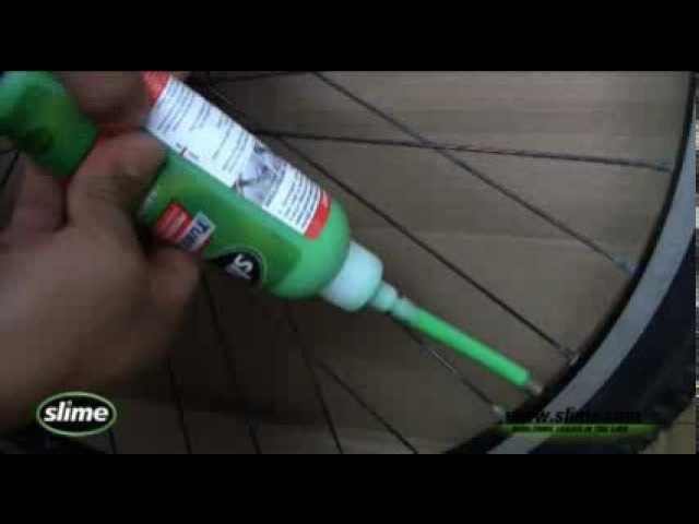 How to Add Slime to a Bike Tire