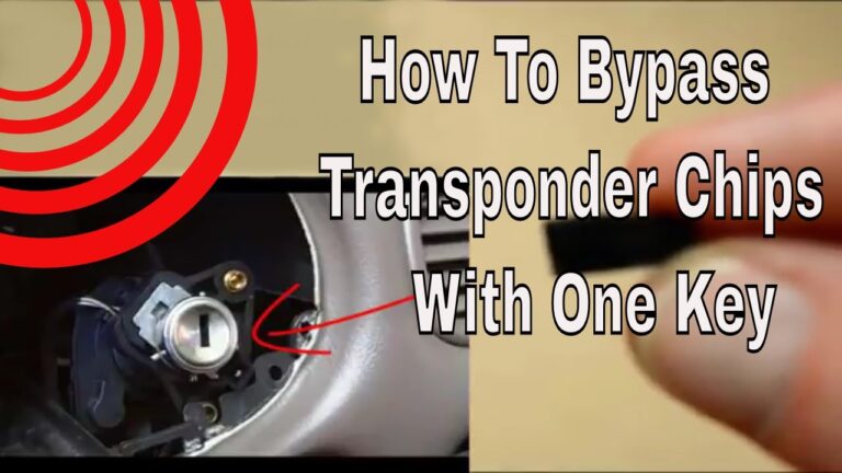 How to Disable Transponder Key System Without Key