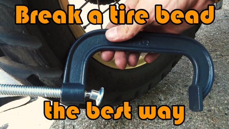 How to Break a Motorcycle Tire Bead