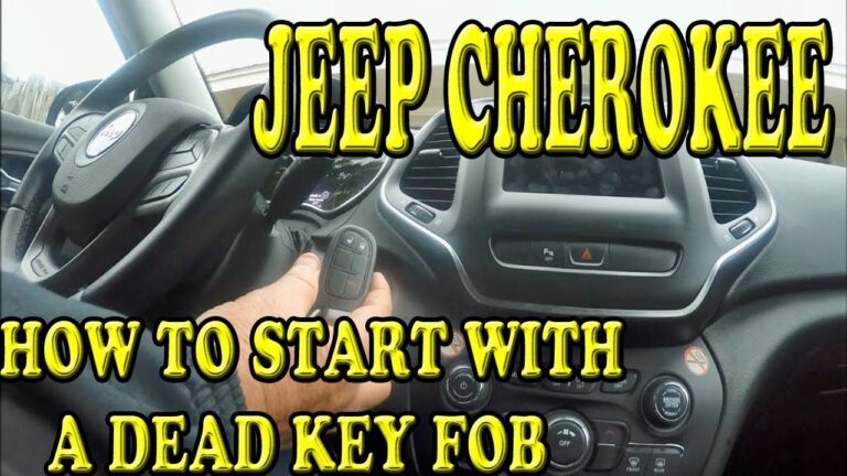 How to Start Jeep Cherokee With Emergency Key