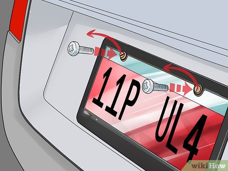 How to Take off License Plate Without Screwdriver