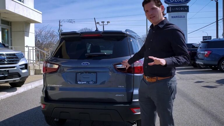 How Can I Open My Ecosport Boot